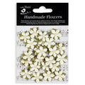 Handmade flowers Ivory Pearl Elira Approx 2Cm 24Pc Pbci Lb