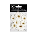 Handmade flowers Ivory Pearl Analee Approx 3.3 & 4.8Cm 6Pc