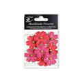 Handmade flowers Precious Pink Zoey Washed Approx 3.5Cm 8Pc Pbci Lb
