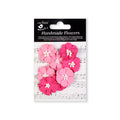 Handmade flowers Precious Pink Frona Approx 3Cm 8Pc Pbci Lb
