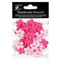 Handmade flowers Precious Pink Beaded Blooms Approx 2Cm 30Pc Pbci Lb