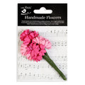 Handmade flowers Precious Pink Brigitta Approx 2Cm 1Pc Pbci Lb