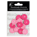 Handmade flowers Precious Pink Larisa Approx 2Cm 12Pc Pbci Lb