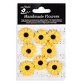 Handmade flowers Mini Sunflower Approx 3Cm 8Pc Pbci Lb