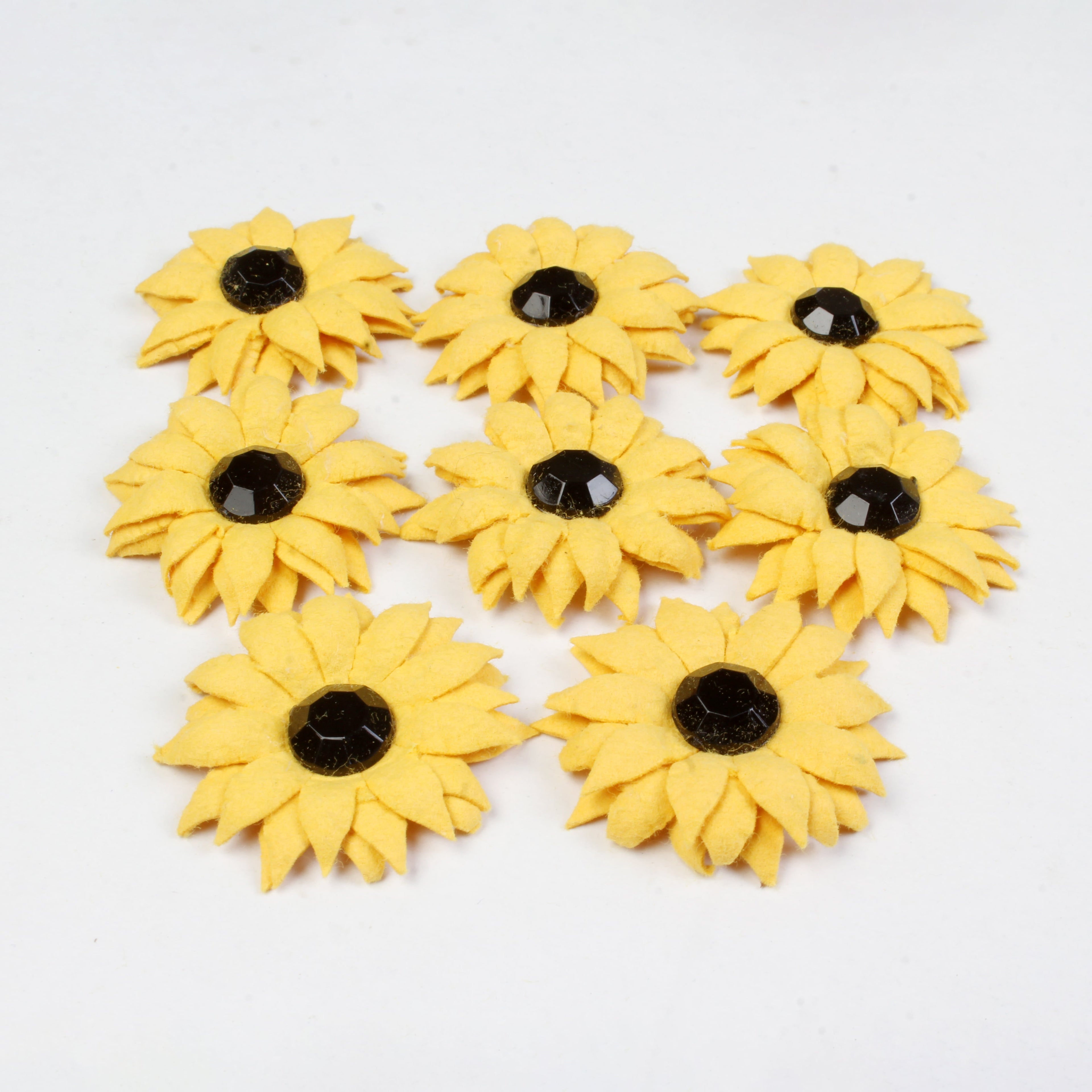 Handmade flowers Mini Sunflower Approx 3Cm 8Pc Pbci Lb