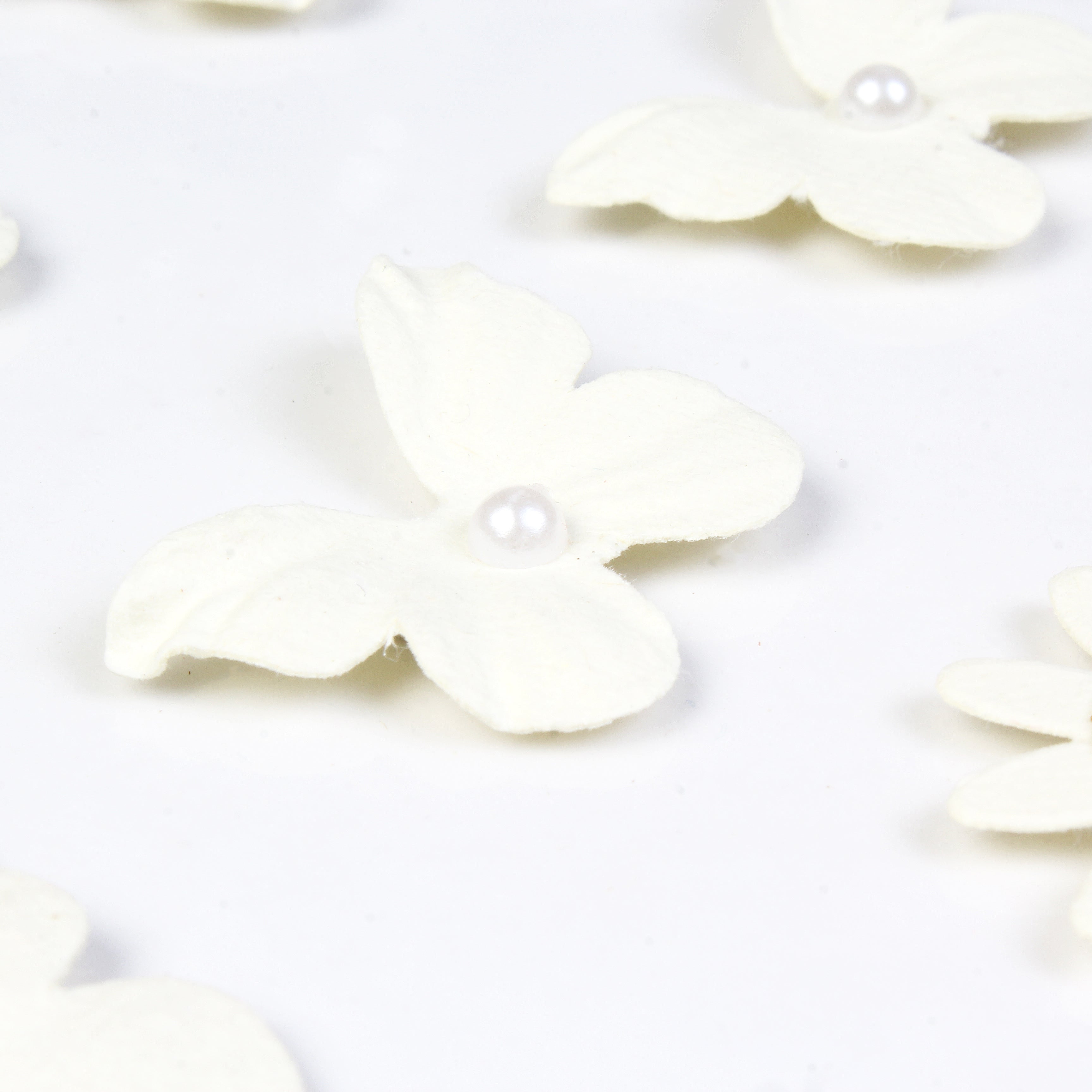 Self Adhesive Stickers Blooms & Butterflies Ivory Delight 13Pc Pbci Lb