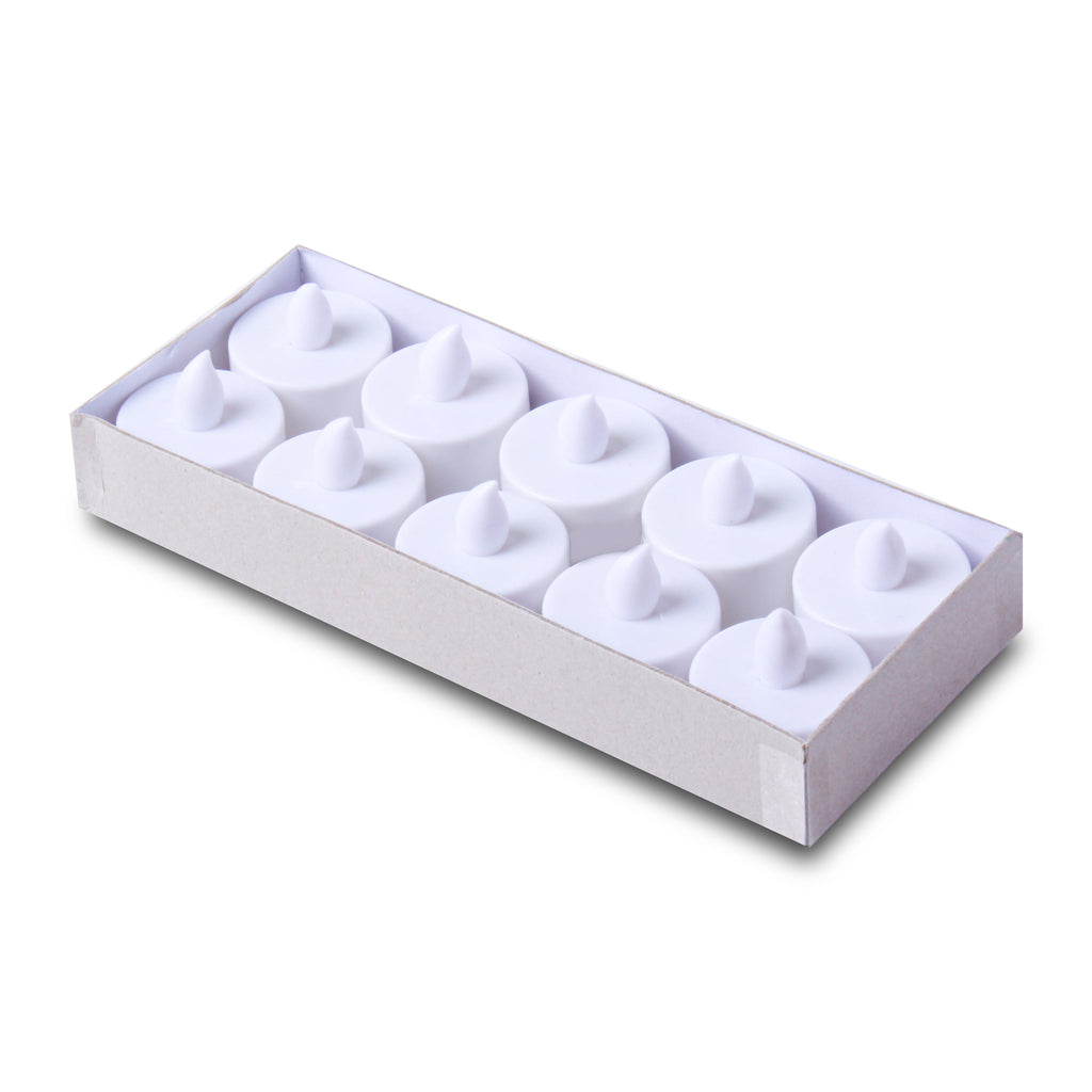 LED Tea Light Candle With Battery Set Of 10pc