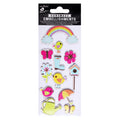 Handmade Stickers - Rainbow Garden, 12pc, 1 Sheet