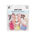 Self - Adhesive Die Cut Shapes Woof Woof 24pc