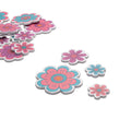 Handmade Self Adhesive Chunky Foams Sticker Doodle Flower 20pc