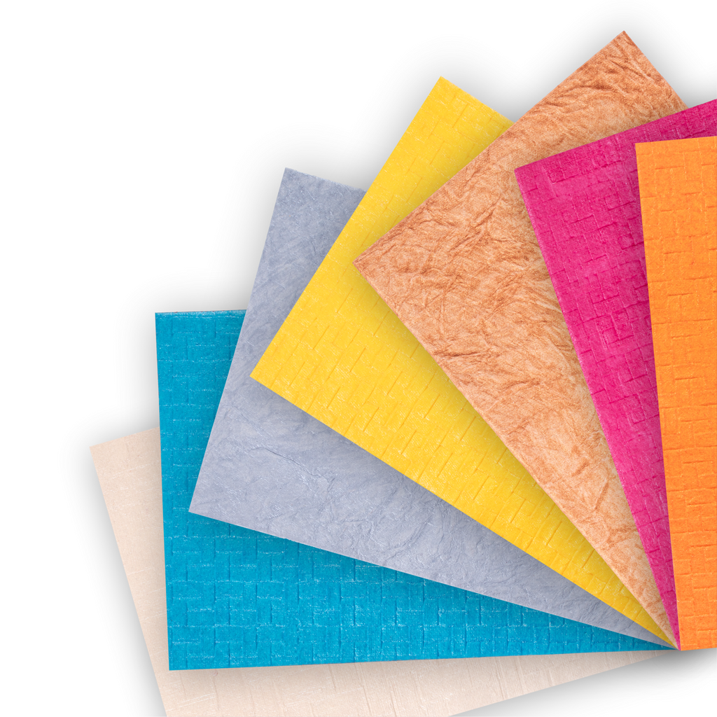 Textured Paper A4 200gsm Assorted Colour 30 Sheets - 1 Pack