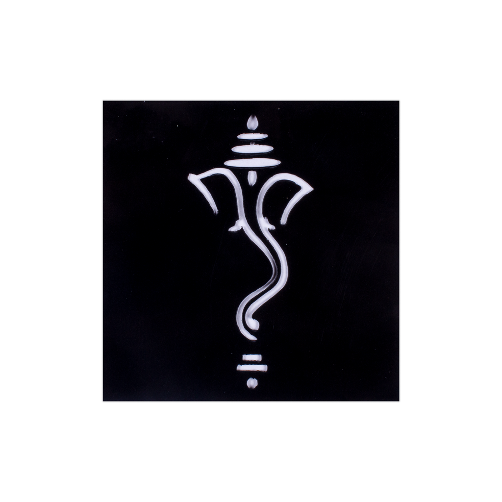 Stencil Ganapati 4in x 4in 1pc