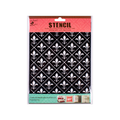 Stencil Fleur-de-lis Screen 7.3in x 9.7in 1pc