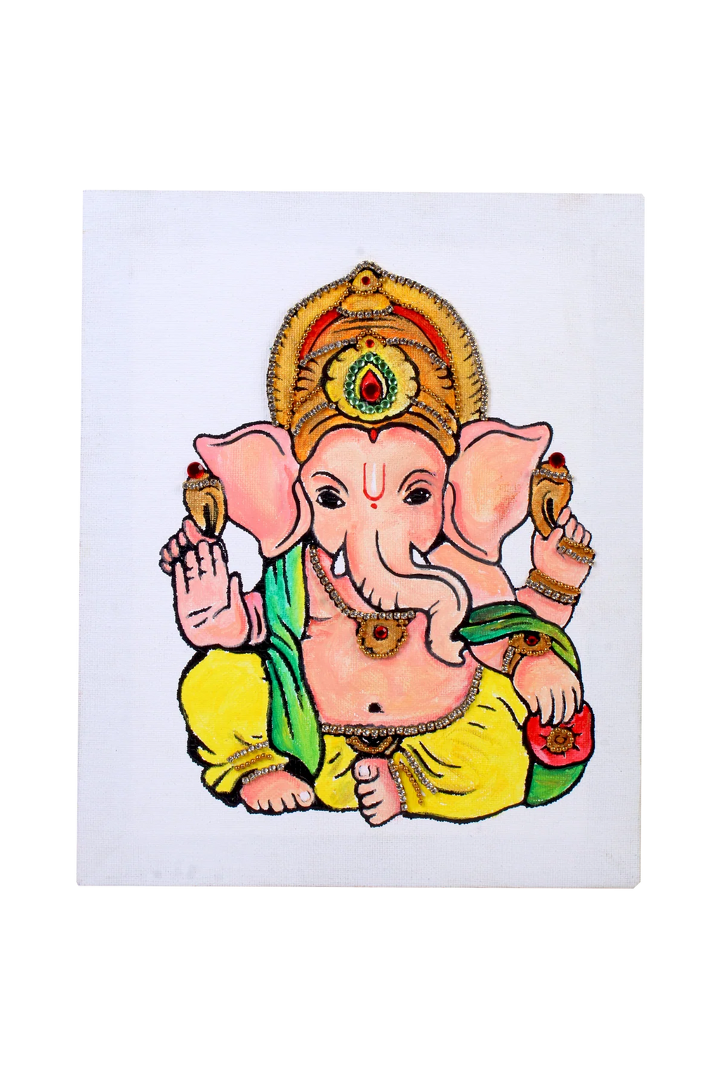 DIY Ganesha Canvas Paint & Decorative Kit