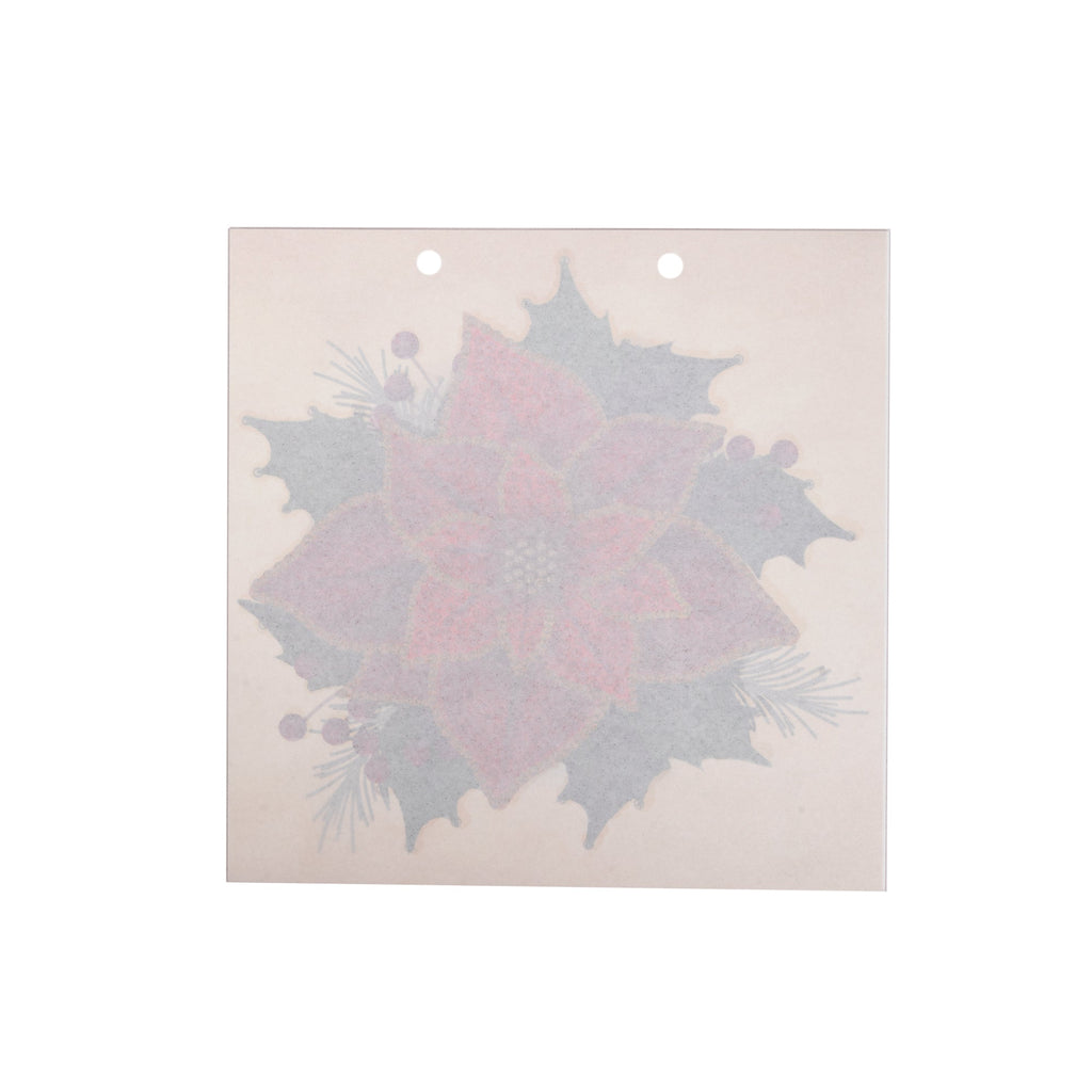 Christmas DIY Make Your Own Pearl Art Decor Kit - Pretty Poinsettia, 1 Box
