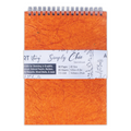 Simply Chic Spiral Bound Sketchbook with Leather Paper Cover | Copper | A5 - 115gsm - 40Pages - 1Book