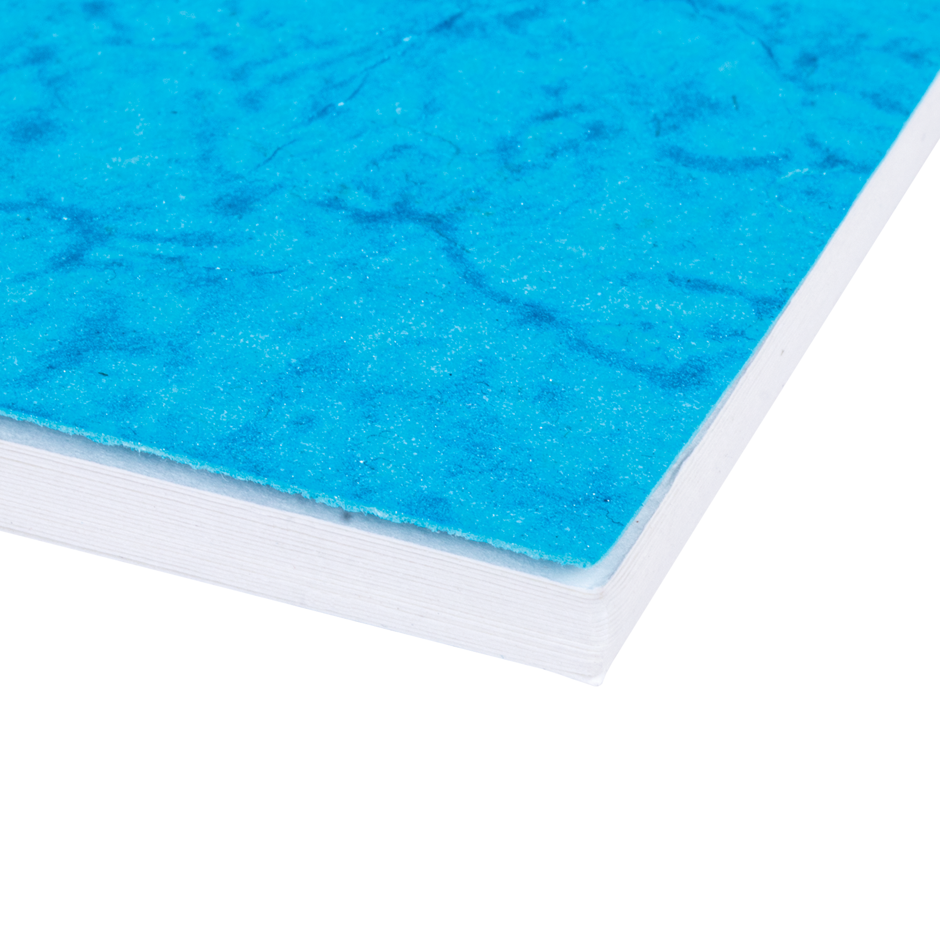 Simply Chic Spiral Bound Sketchbook with Leather | Paper Teal | A6 - 115gsm - 40Pages - 1Book