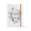 Foil Printed Notebook Ruled with Elastic Band Closure Be Kind To Yourself 21 X 14cm 70gsm 60 Sheets