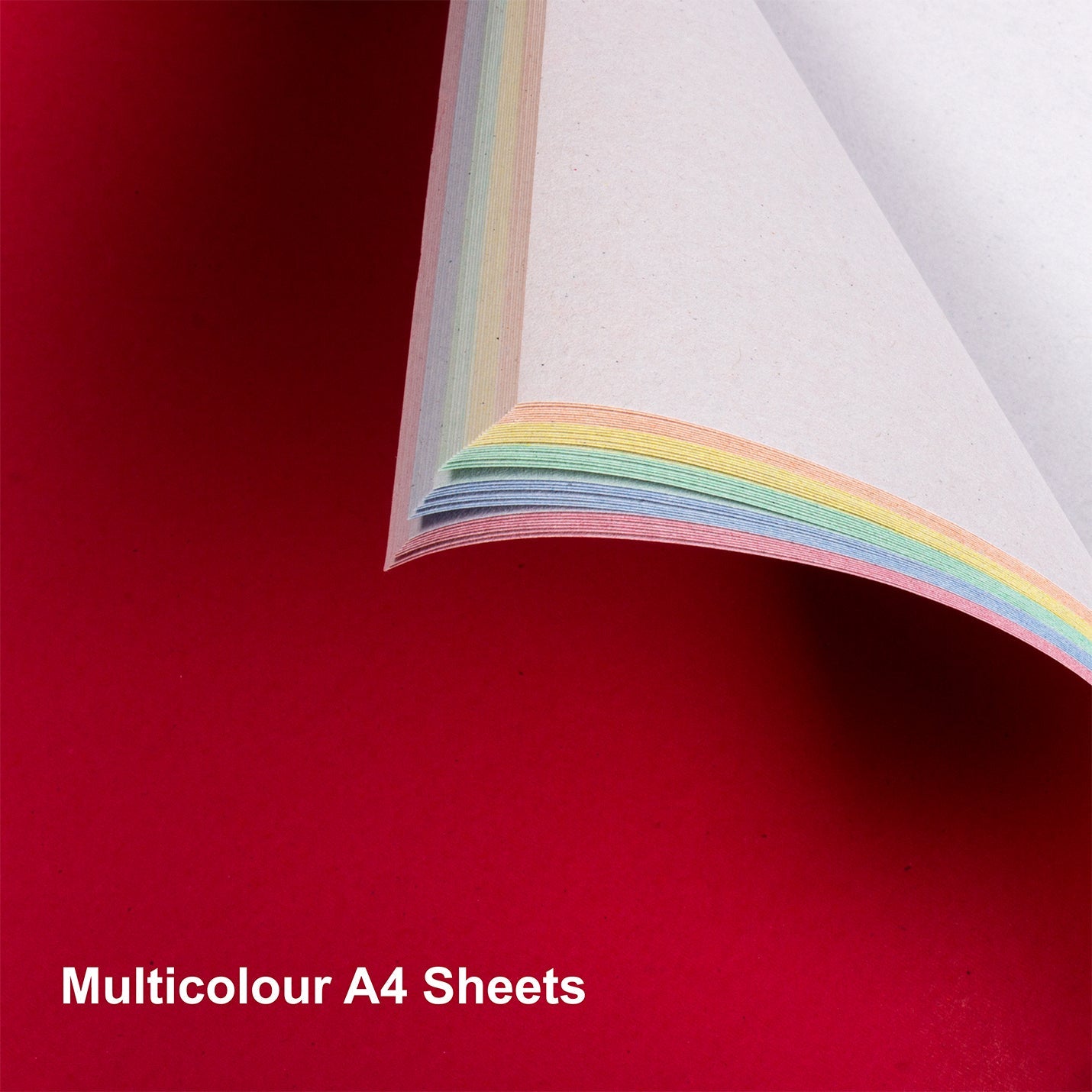 Coloured Paper Pad assorted Colours A4 54gsm 40 Sheets