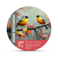 Round Sketchbook With Gold Wiro 7inch Dia 350gsm 15 Sheets
