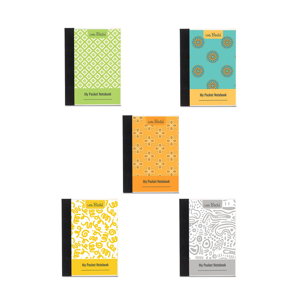 Pocket Notebook Ruled Ikkat Diamond 54gsm 80 Sheets