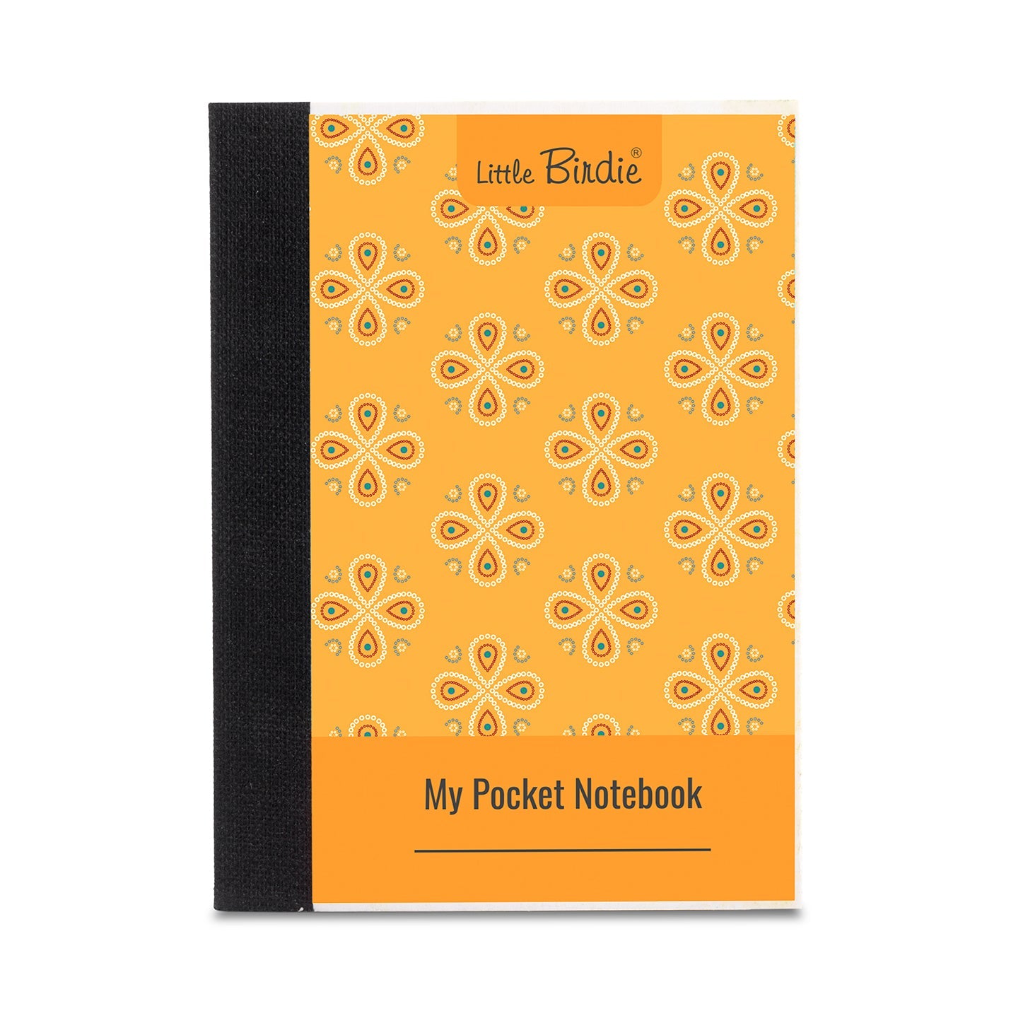 Pocket Notebook Ruled Ethnic Flora 54gsm 80 Sheets