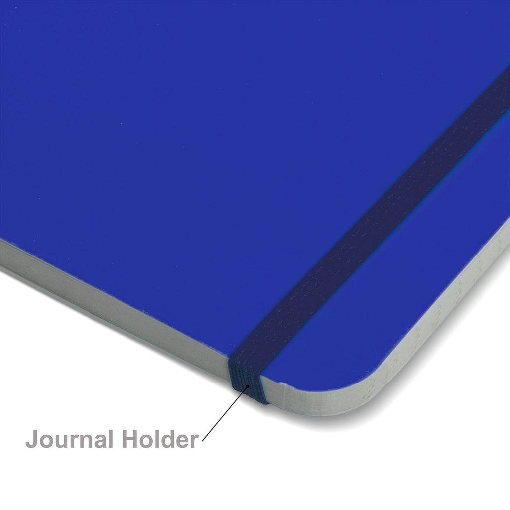 Velvet Series Journal Ruled Pages with Elastic Band Closure Blue 70gsm 70 Sheets