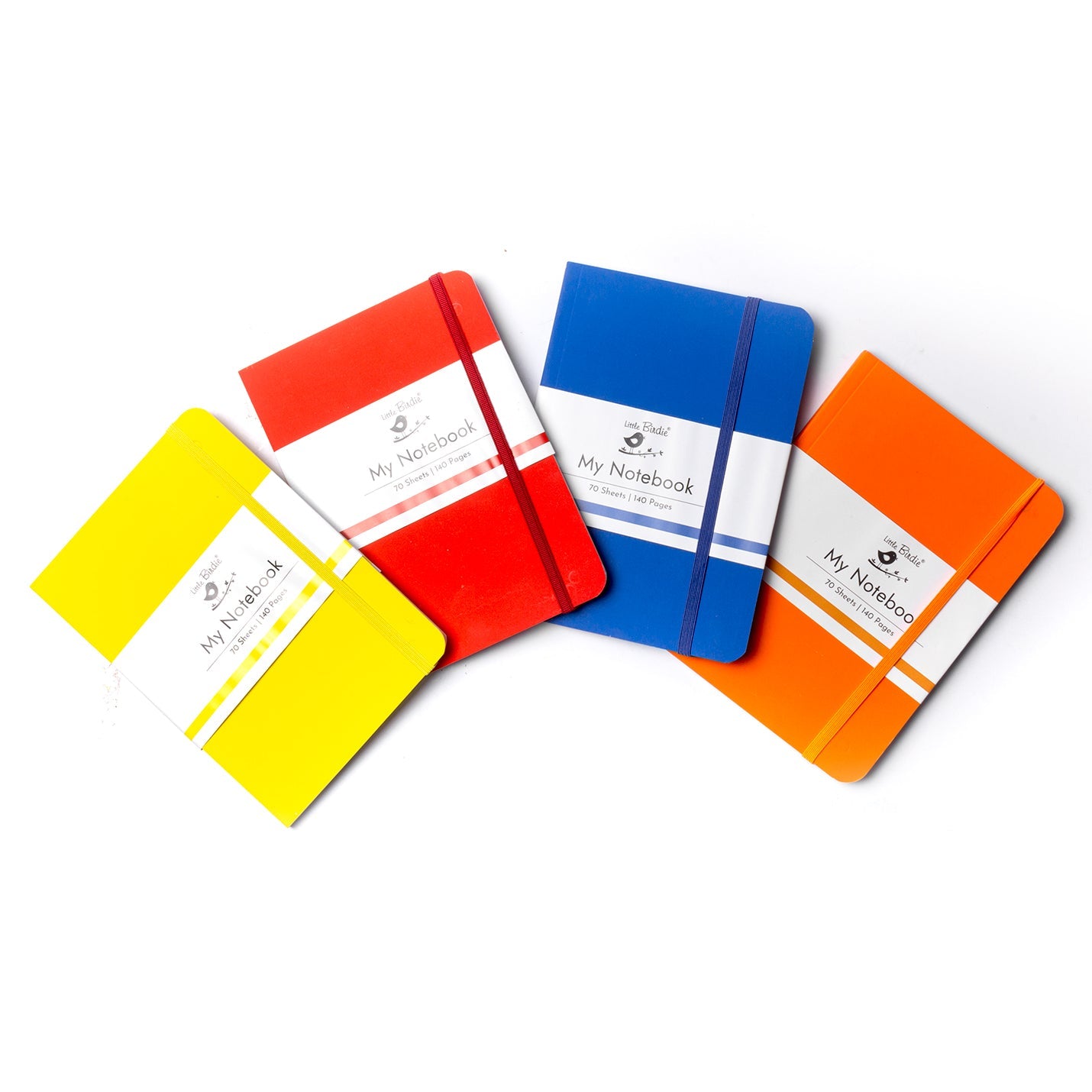 Velvet Series Journal Ruled Pages with Elastic Band Closure Blue 70gsm 70 Sheets