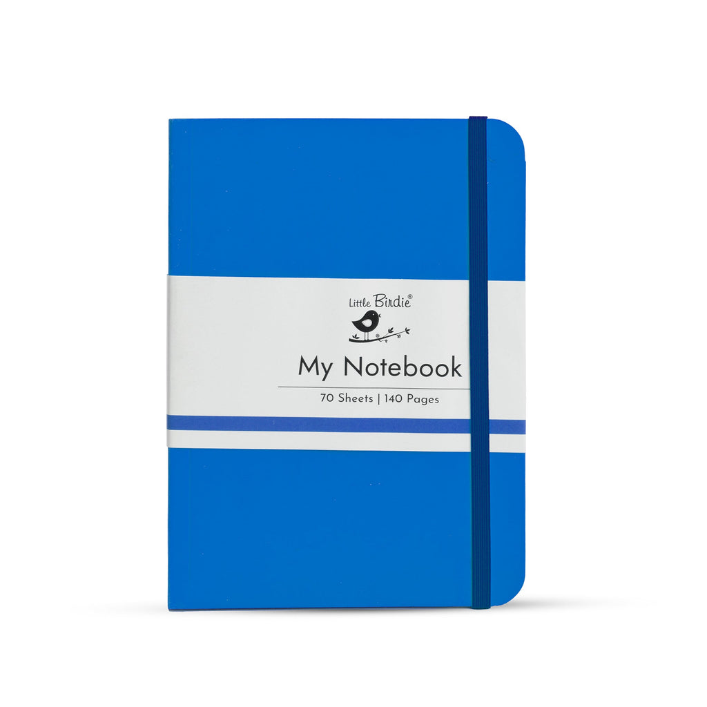 Velvet Series Journal Ruled Pages with Elastic Band Closure Blue 70gsm 70 Sheets