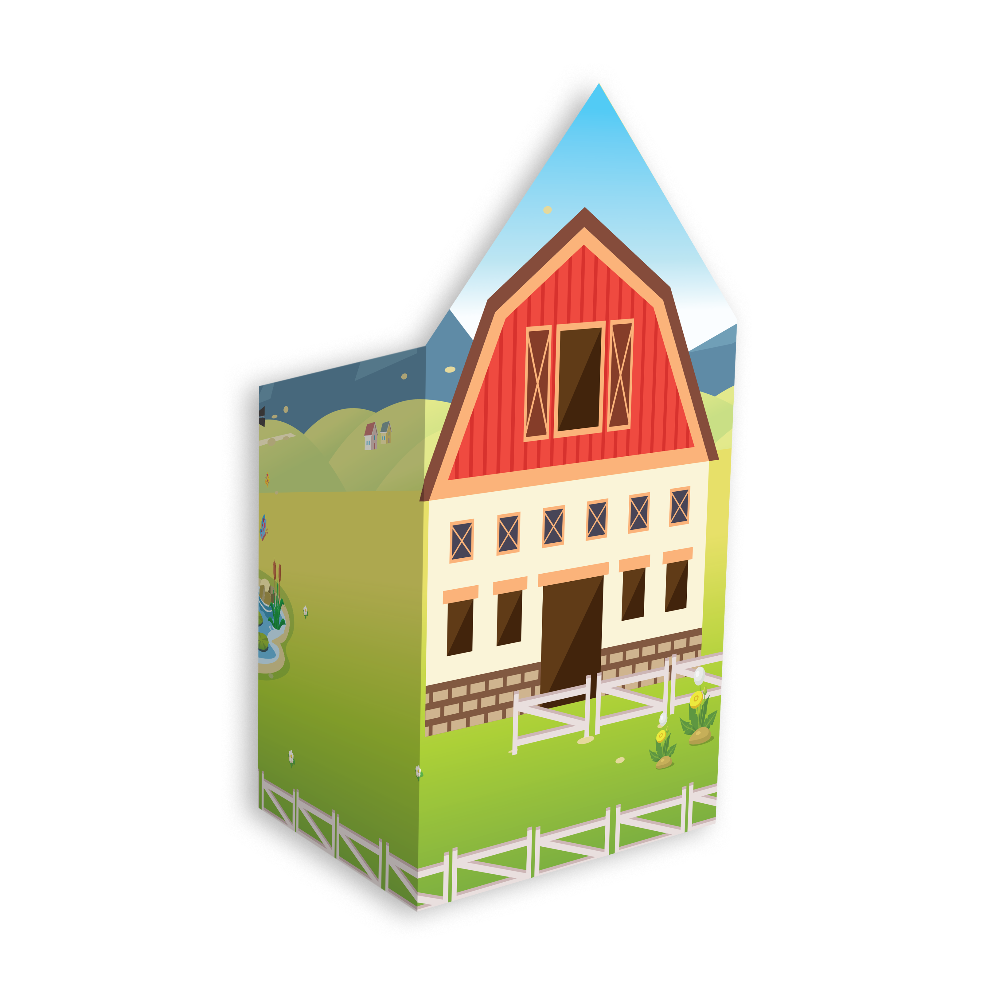 Sticker art set Farm Approx 11.5 x 7.75inch 2Sheets
