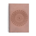 Wire-O Notebook with Pre-marked MDF Cover Floral Mandala 115gsm Artist Paper 80pages 1Book