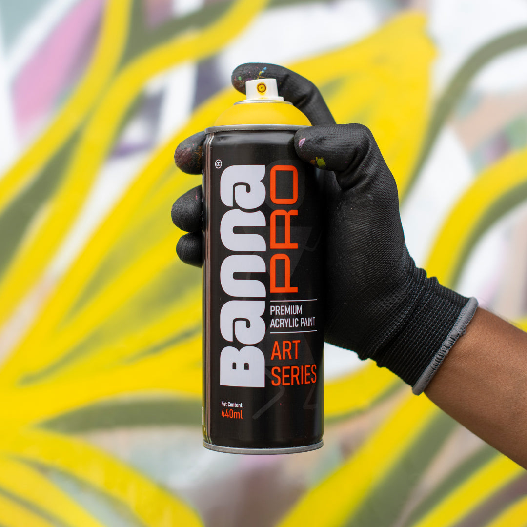 Graffiti Spray Paint Light Yellow 400ml Bottle