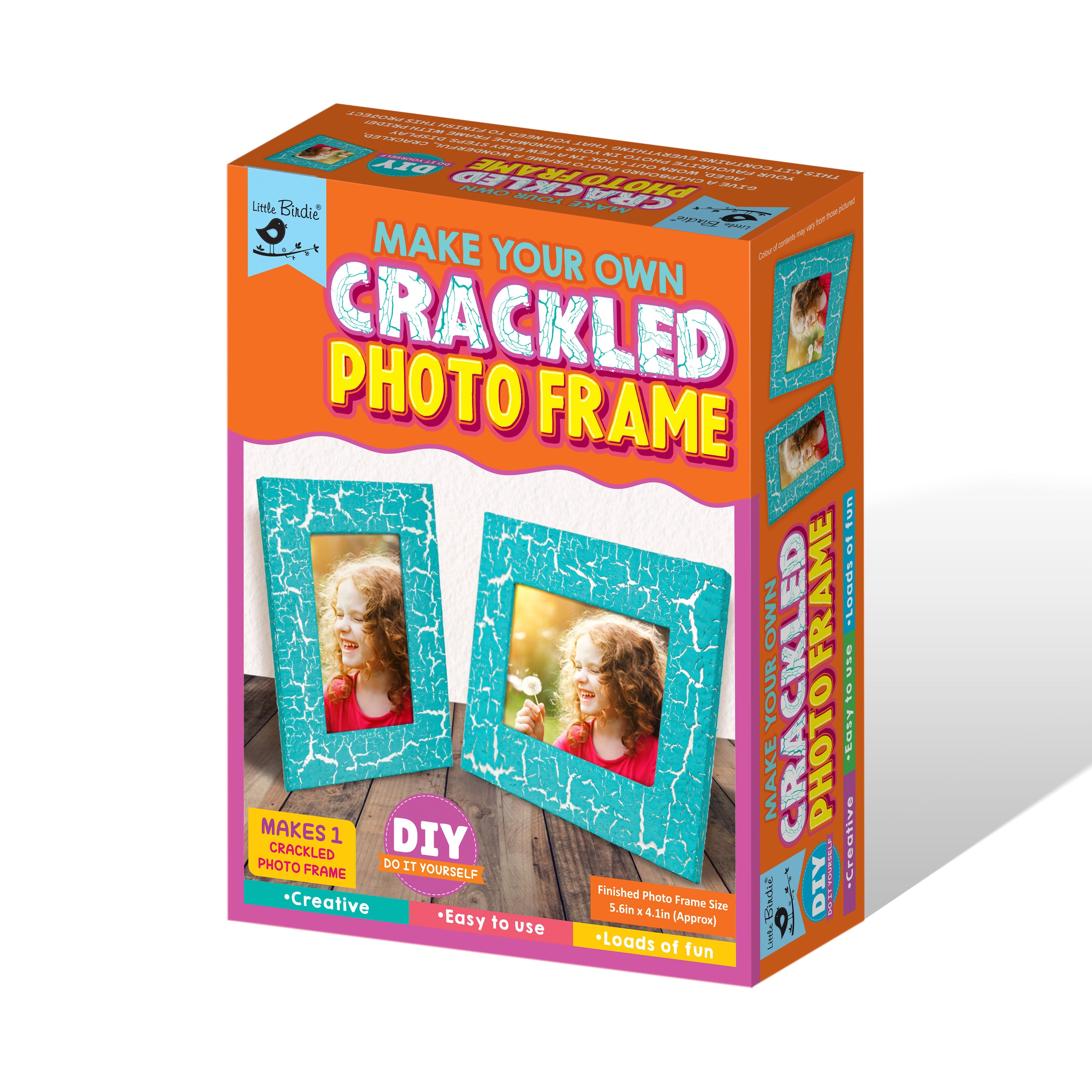 Diy Crackled Photo Frame Kit