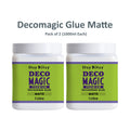 Decomagic Glue Matt 1 Litre X 2 Bottle