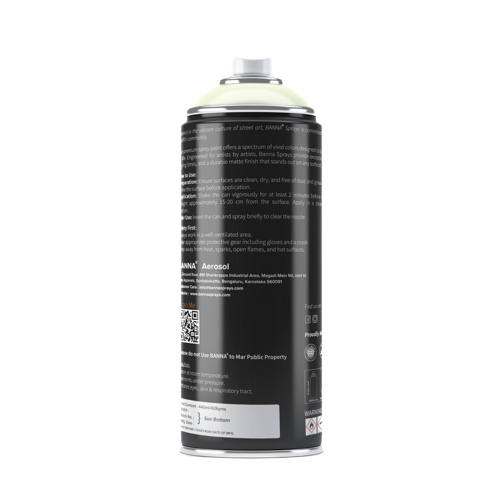 Graffiti Spray Paint Mellow Yellow 400ml Bottle