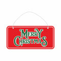 Christmas Hanging Decoration Merry Christmas Approx L15.6 x W7.5cm 2mm Thick 1pc