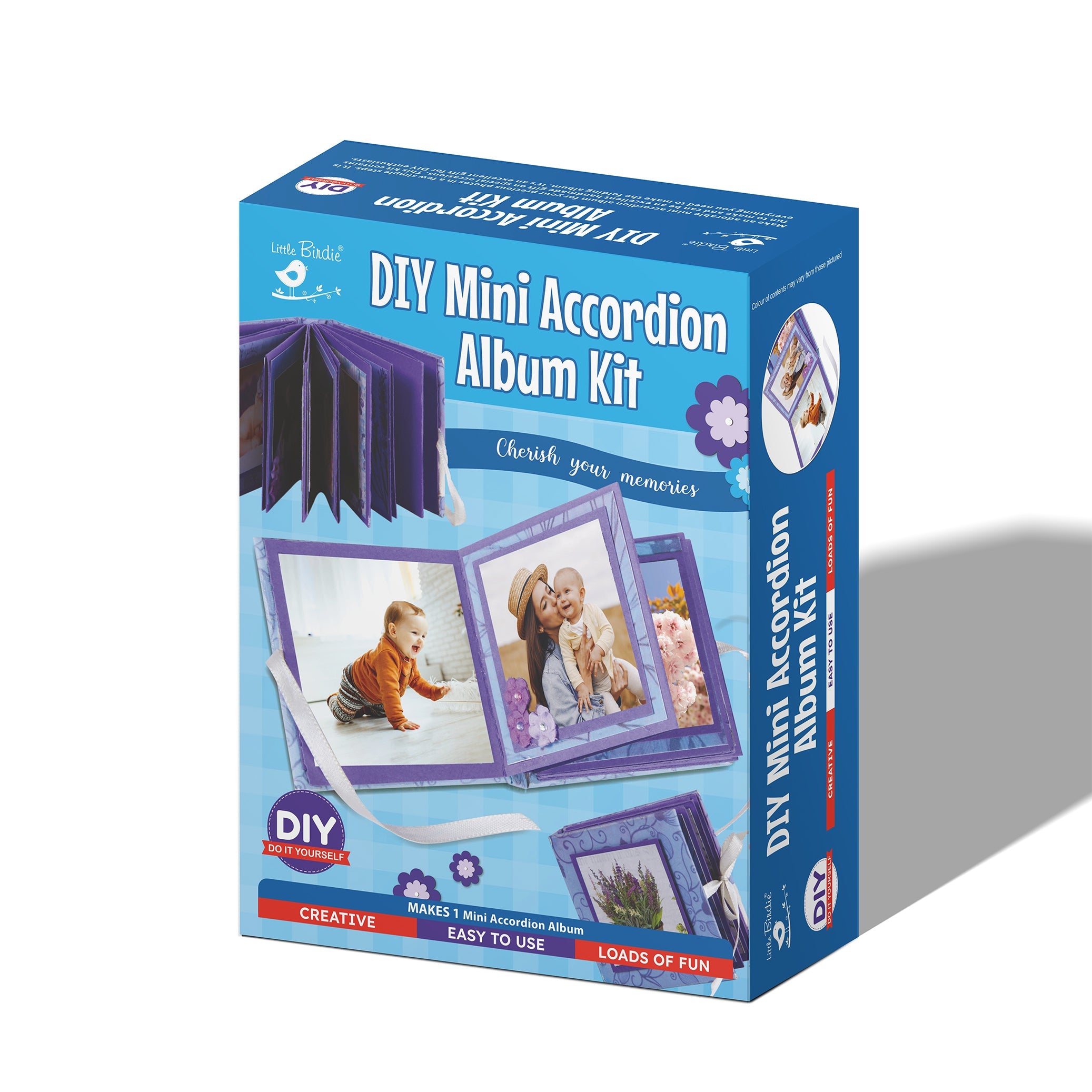 Diy Mini Accordion Album Kit 1 Box