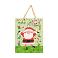 Christmas Gift Bag with Foil Detailing Joyful Santa 26 X 10 X 32cm 1pc