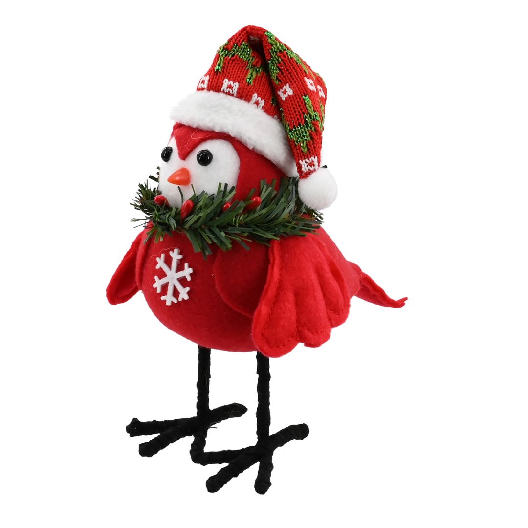 Christmas Decoration Festive Bird 19 X 11 X 9cm 1pc
