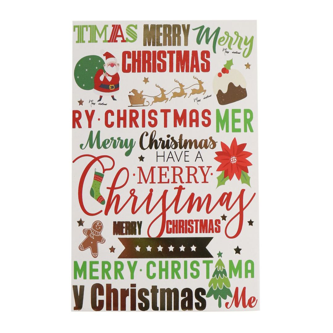 Christmas Greeting Card with Foil Detailing & Envelope Merry Moments 11.8 X 17.8cm 1pc