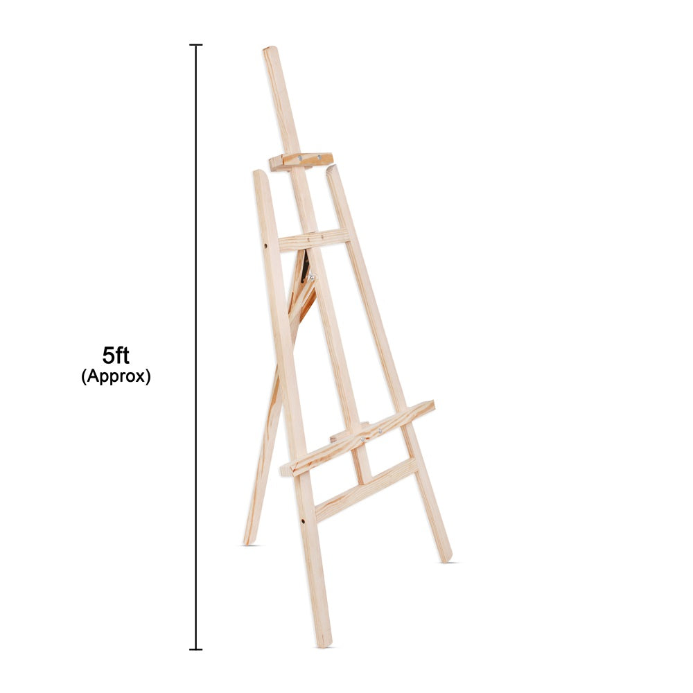 American Pine Wooden Easel 5 Feet 1Pc