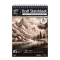Kraft Sketchbook Kraft Board | A5 Wire-O | 200gsm - 48Pages - 1 Book