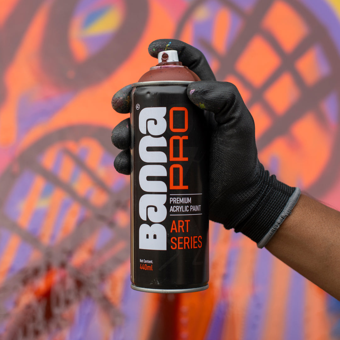 Graffiti Spray Paint Nut Brown 400ml Bottle