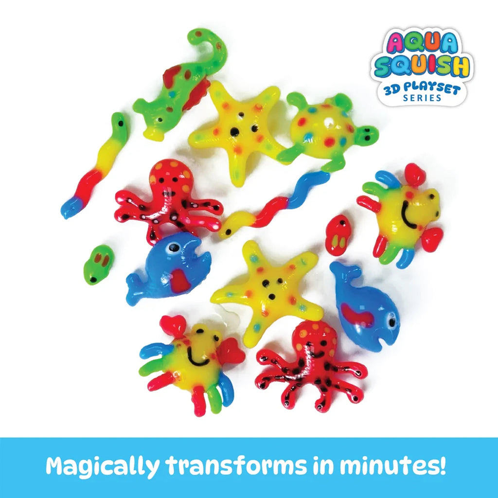 DIY Aqua Squish Make 3D Squishy Sea Creatures with Moulds and Slime Ocean World Box