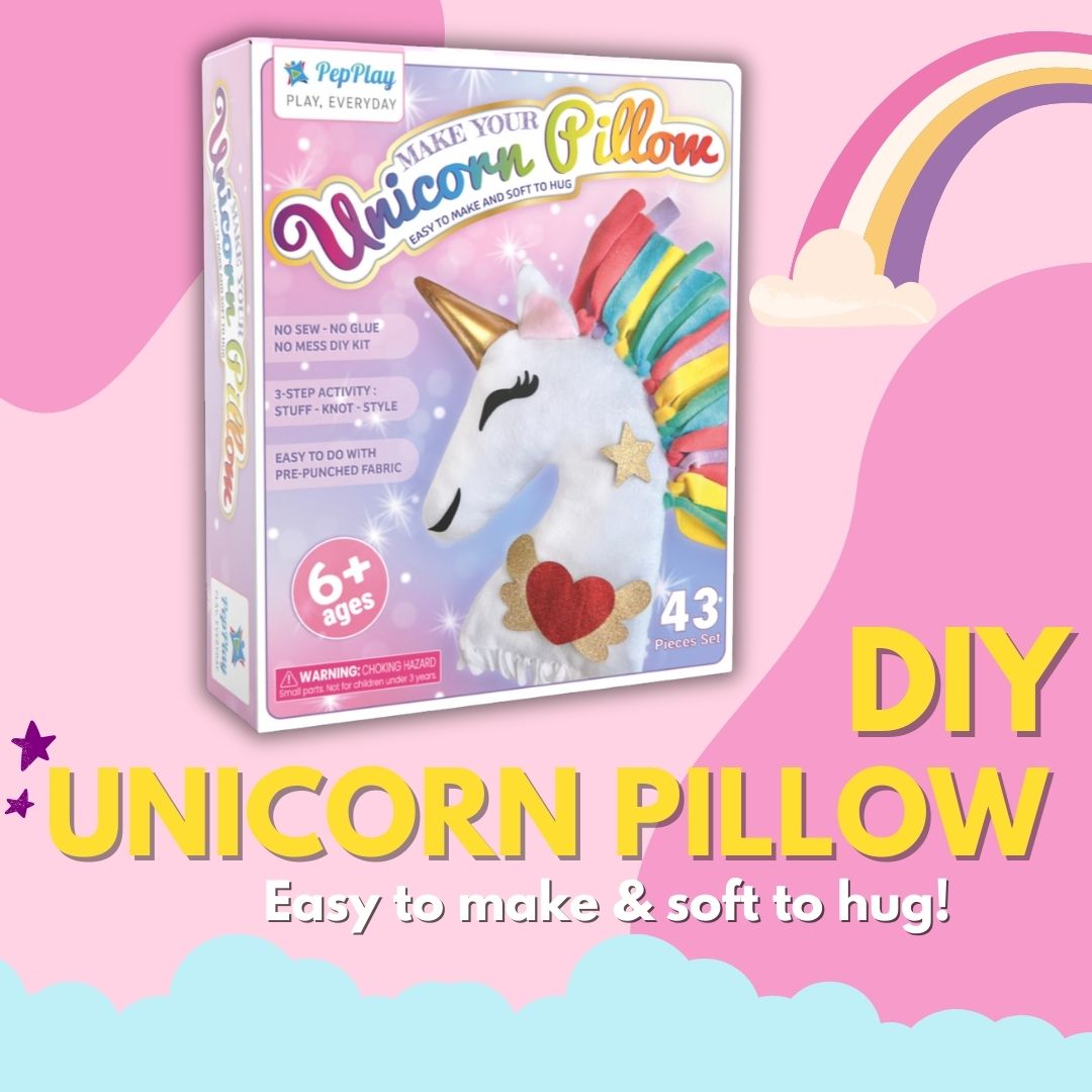 Make Your Unicorn Pillow L29 x W24 X H7 1 Box