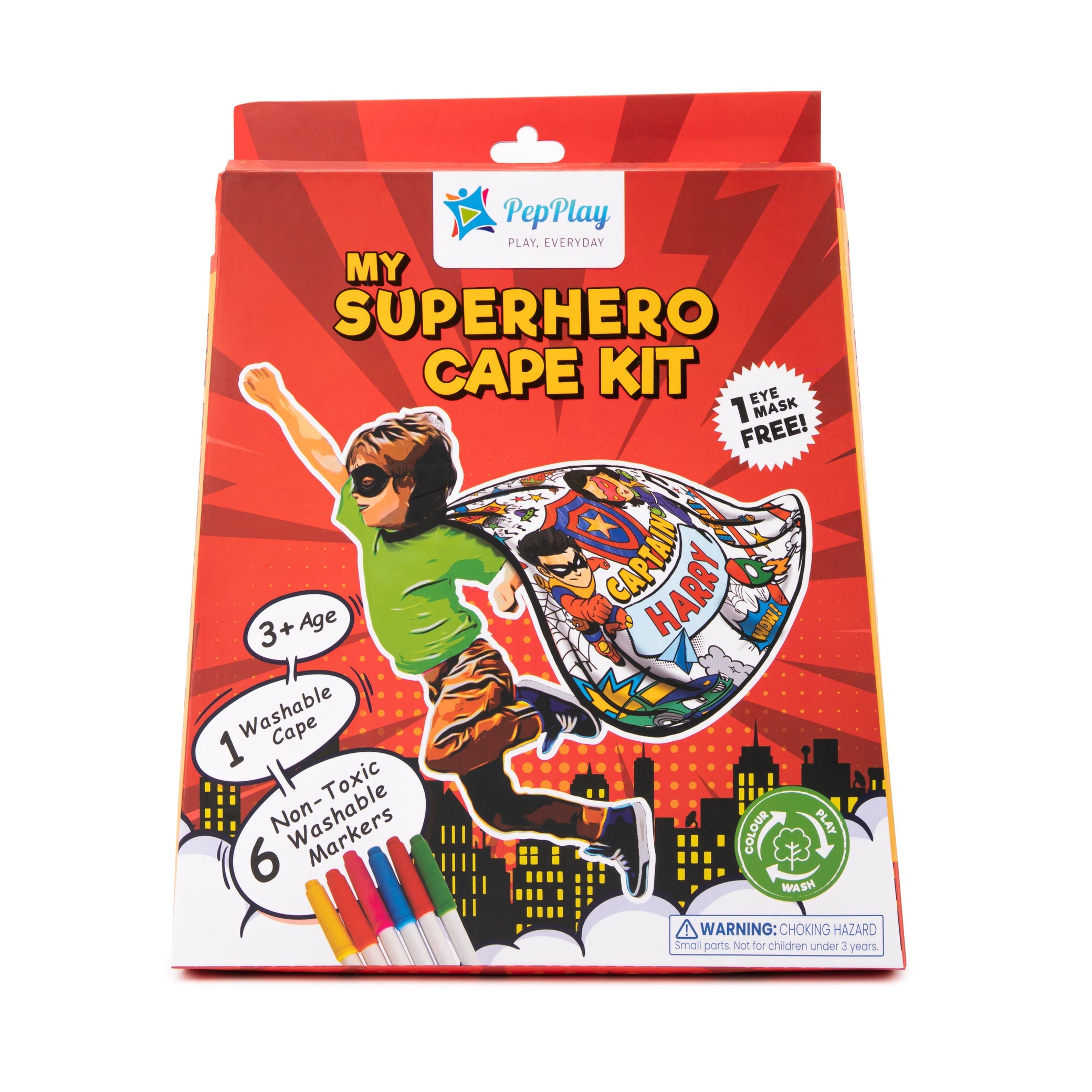 My Superhero Cape Kit L25 x W23 X H3 1 Box