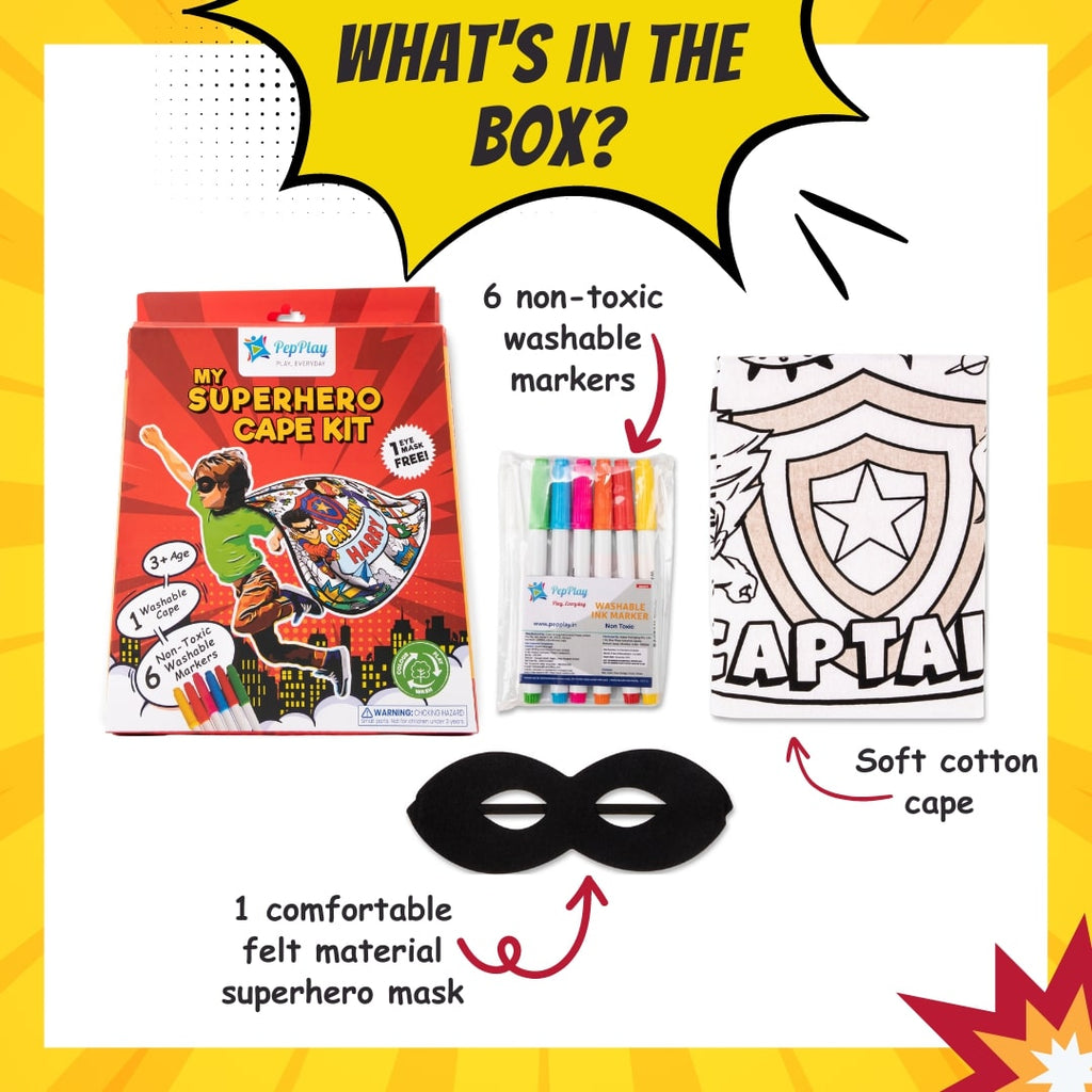 My Superhero Cape Kit L25 x W23 X H3 1 Box