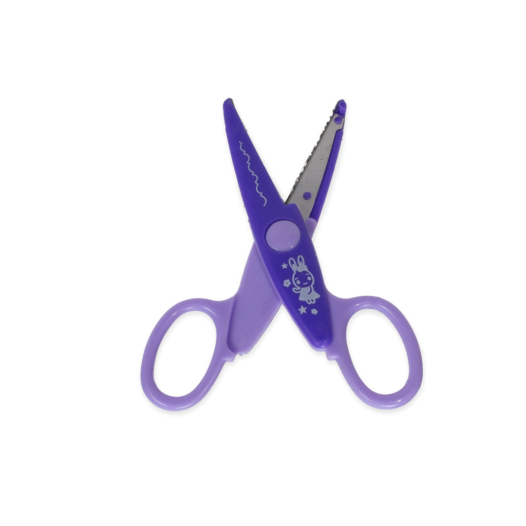 Kids Scissors Ornate Curve Design Cutting 1pcs (Assorted)