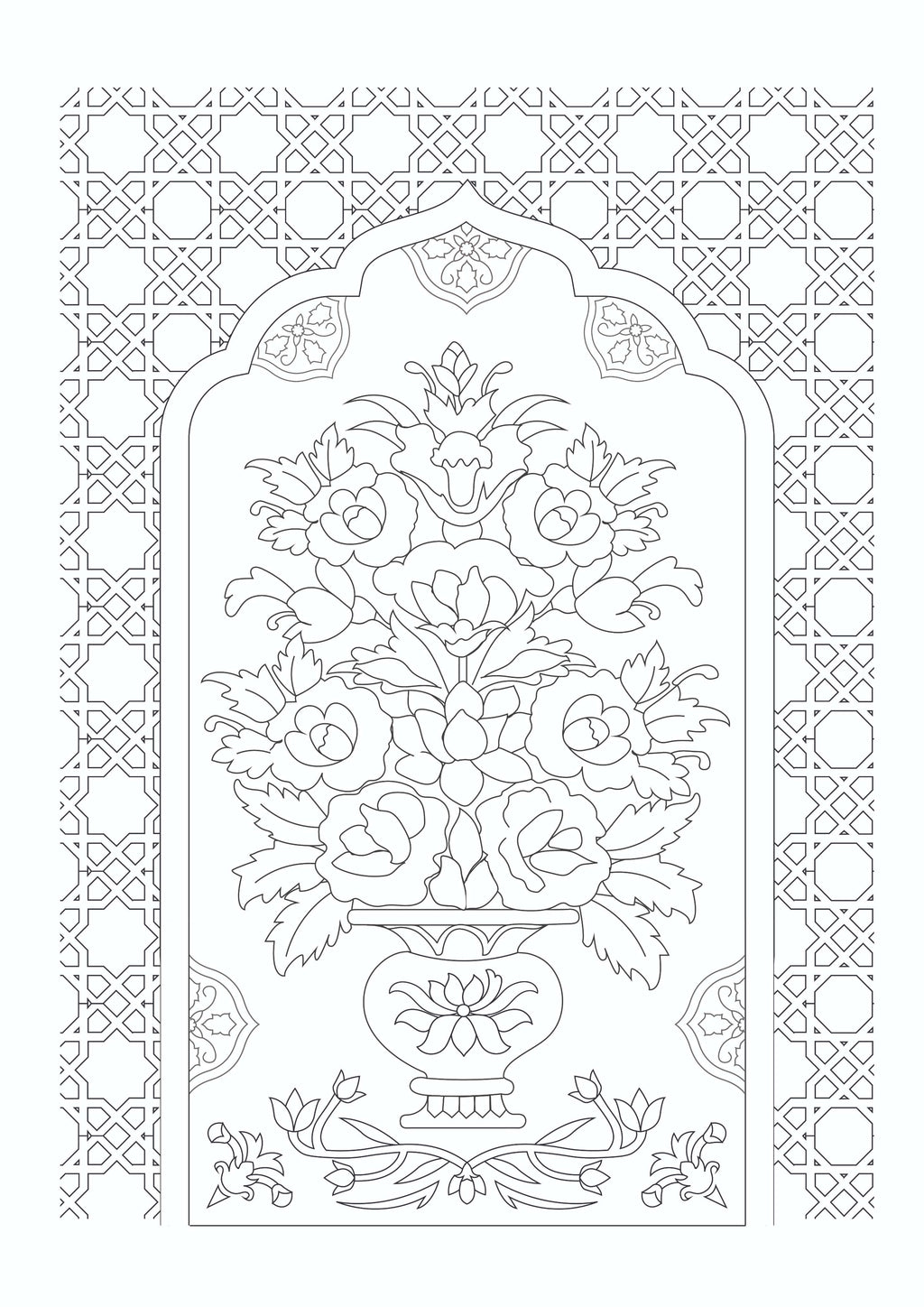 Arts of India Colouring Book
