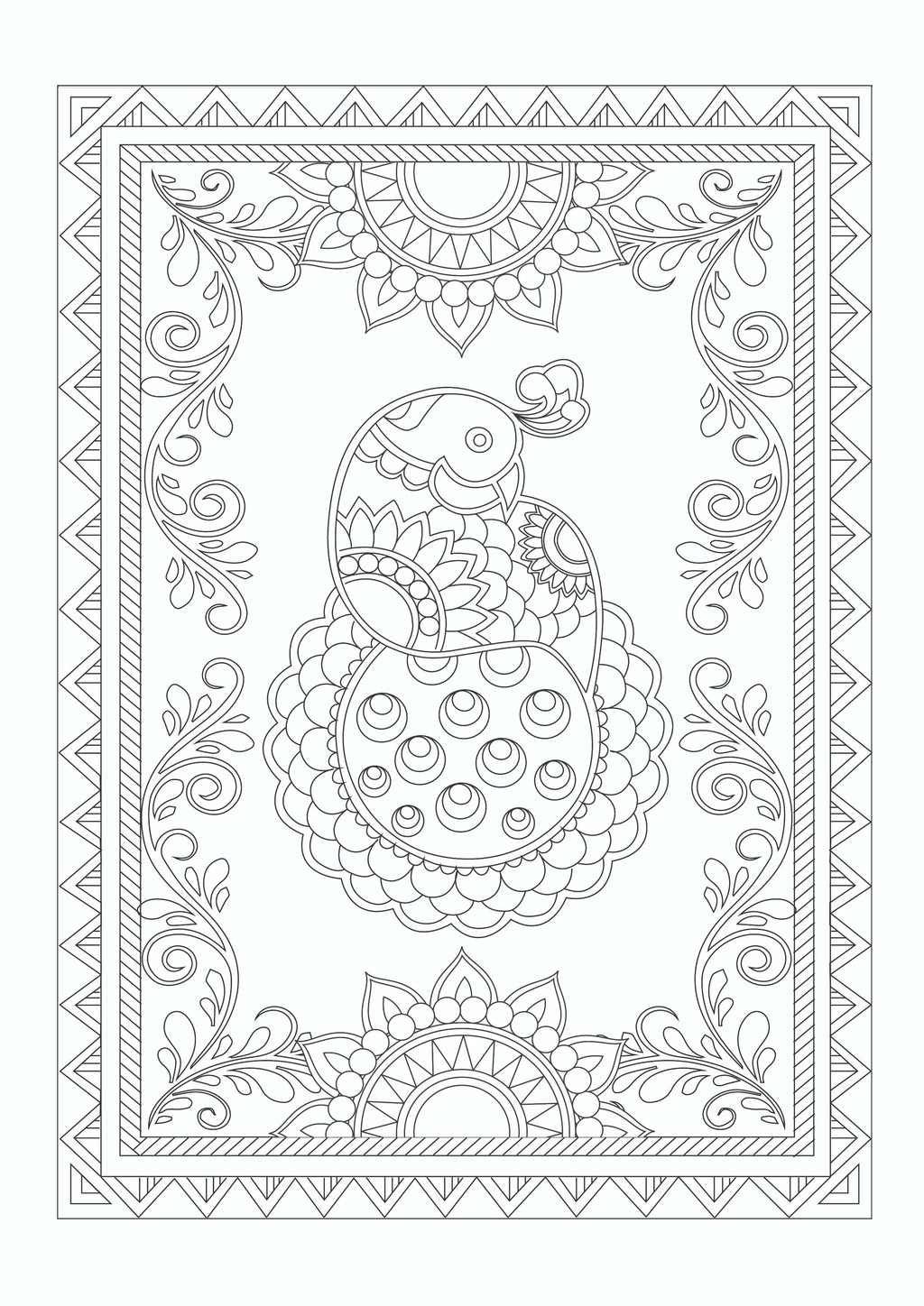 Arts of India Colouring Book